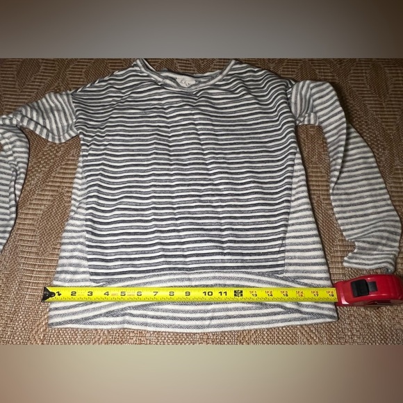 Loft Lou & Grey Women's Grey and White Striped Sweater, Size S, Great Condition - Picture 5 of 9